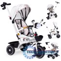 Rowerek trójkołowy dla dzieci spacerówka obracane siedzisko pchacz daszek ECOTOYS ECOTOYS Rowerek trójkołowy dla dzieci spacerówka obracane siedzisko pchacz daszek ECOTOYS ECOTOYS