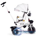 Rowerek trójkołowy dla dzieci spacerówka obracane siedzisko pchacz daszek ECOTOYS ECOTOYS Rowerek trójkołowy dla dzieci spacerówka obracane siedzisko pchacz daszek ECOTOYS ECOTOYS