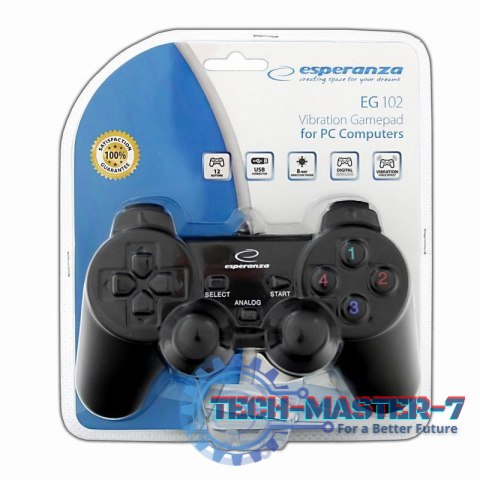 Gamepad z wibracjami do PC EG102 Gamepad z wibracjami do PC EG102