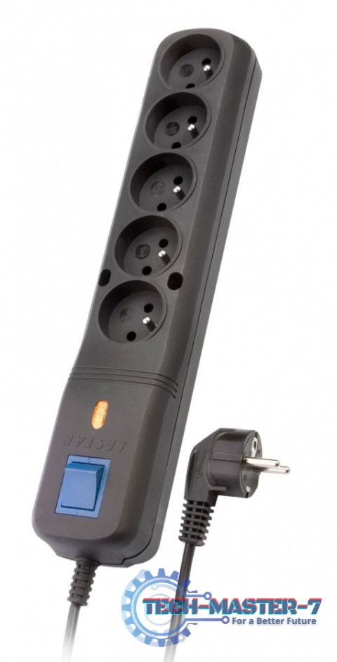 Listwa przeciwprzepięciowa LF-530WA, 3L EMI/RFI, 3,0m, czarna Listwa przeciwprzepięciowa LF-530WA, 3L EMI/RFI, 3,0m, czarna