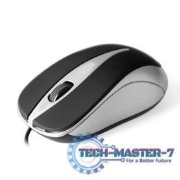 Mysz optyczna 800dpi srebrna MT1091S
