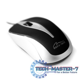 Mysz optyczna 800dpi srebrna MT1091S