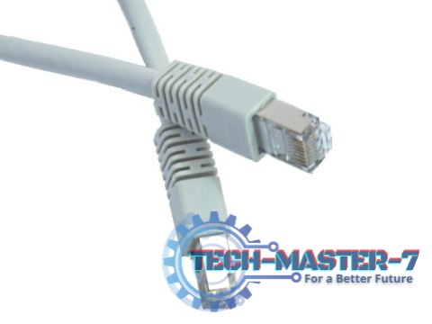 Patch cord ekranowany FTP kat.6 osłonka zal. 7.5M szary Patch cord ekranowany FTP kat.6 osłonka zal. 7.5M szary
