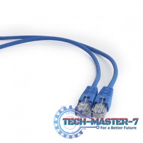 Patch cord kat.5e osłonka zalewana 5M niebieski Patch cord kat.5e osłonka zalewana 5M niebieski