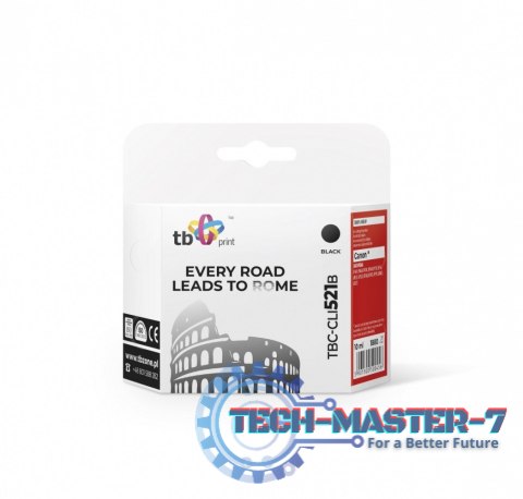 Tusz do Canon CLI-521 TBC-CLI521B BK Tusz do Canon CLI-521 TBC-CLI521B BK