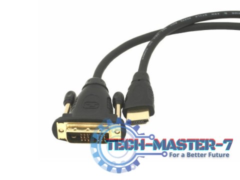 Kabel HDMI-DVI 1.8M (pozłacane końcówki) Kabel HDMI-DVI 1.8M (pozłacane końcówki)