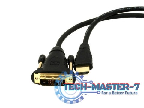 Kabel HDMI-DVI 3M (pozłacane końcówki) Kabel HDMI-DVI 3M (pozłacane końcówki)