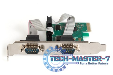 Karta rozszerzeń/Kontroler PCI Express RS232 Serial Port, 2xDB9, Chipset: ASIX99100 Karta rozszerzeń/Kontroler PCI Express RS232 Serial Port, 2xDB9, Chipset: ASIX99100