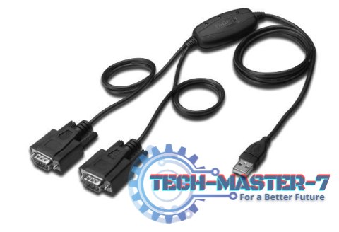 Konwerter/Adapter USB 2.0 do 2x RS232 (DB9) z kablem USB A M/Ż dł. 1,5m Konwerter/Adapter USB 2.0 do 2x RS232 (DB9) z kablem USB A M/Ż dł. 1,5m
