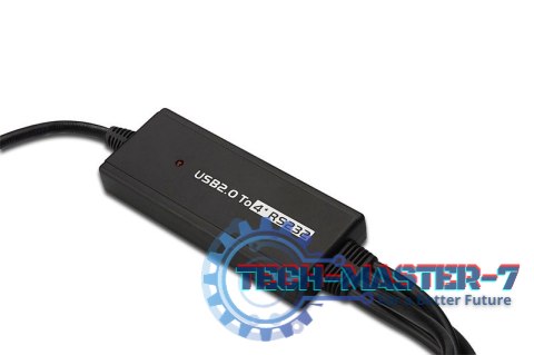 Konwerter/Adapter USB 2.0 do 4x RS232 (DB9) z kablem USB A M/Ż dł. 1,5m Konwerter/Adapter USB 2.0 do 4x RS232 (DB9) z kablem USB A M/Ż dł. 1,5m