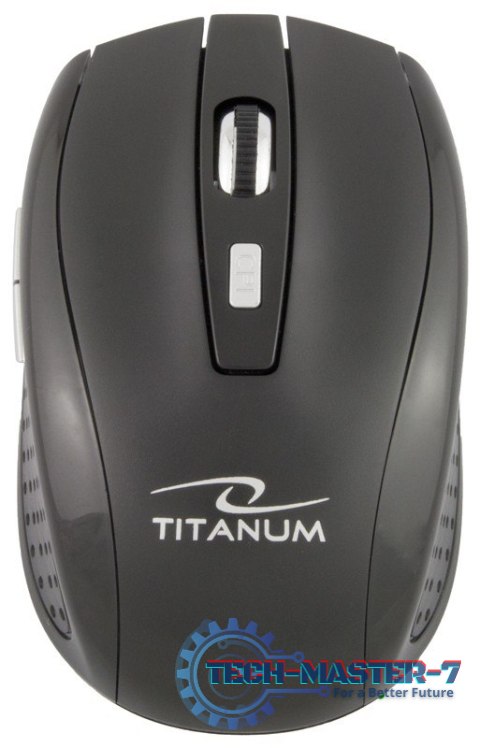 Mysz Titanum SNAPPER TM105K, Bezprzewodowa 2.4GHz, DPI 1000/1600, 6 przycisków, NANO odbiornik Mysz Titanum SNAPPER TM105K, Bezprzewodowa 2.4GHz, DPI 1000/1600, 6 przycisków, NANO odbiornik