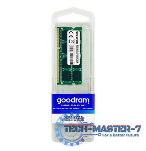Pamięć do notebooka DDR3 SODIMM 8GB/1333 (1*8GB) CL9 Pamięć do notebooka DDR3 SODIMM 8GB/1333 (1*8GB) CL9