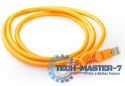 Patch cord kategoria 5e osłonka zalewana 0.5m pomarańczowy
