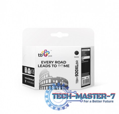 Tusz do HP OJ 6500 TBH-920XLBR BK ref. Tusz do HP OJ 6500 TBH-920XLBR BK ref.