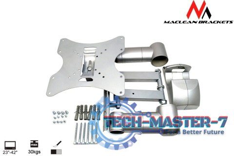 Uchwyt do monitora 23-42'' 30 kg uniwersalny MC-503A S max vesa 200 srebrny Uchwyt do monitora 23-42'' 30 kg uniwersalny MC-503A S max vesa 200 srebrny