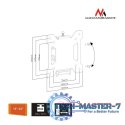 Uchwyt do telewizora lub monitora 13-27" MC-596 czarny 20kg max vesa 100x100 TV