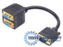 Adapter VGA(M)->2xVGA(F) 20cm Adapter VGA(M)->2xVGA(F) 20cm