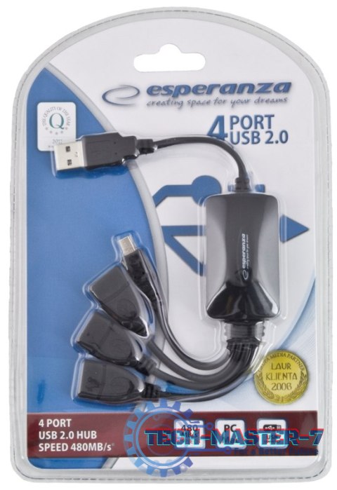 HUB 4 PORTY USB 2.0 EA114 HUB 4 PORTY USB 2.0 EA114