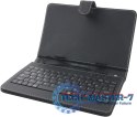KLAWIATURA + ETUI DO TABLETÓW 7" EK123 MADERA / SKÓRA EKOLOGICZNA / STAND / CZARNE KLAWIATURA + ETUI DO TABLETÓW 7" EK123 MADERA / SKÓRA EKOLOGICZNA / STAND / CZARNE
