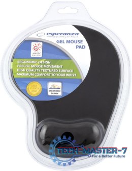 PODKŁADKA POD MYSZ ŻELOWA EA137K CZARNA / wymiary 230x190mm / grubość 20mm
