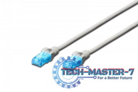 Patch cord RJ45-RJ45 kat.5e U/UTP AWG 26/7 PVC 0,25m szary