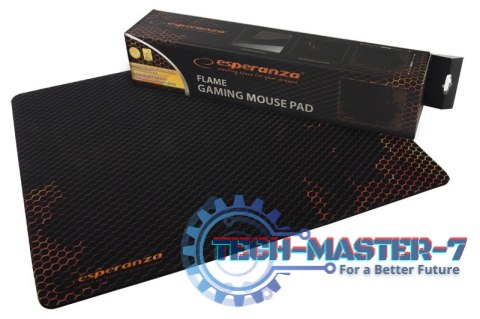 PODKŁADKA POD MYSZ GAMING EA146R FLAME CZARNO-POMARAŃCZOWA PODKŁADKA POD MYSZ GAMING EA146R FLAME CZARNO-POMARAŃCZOWA