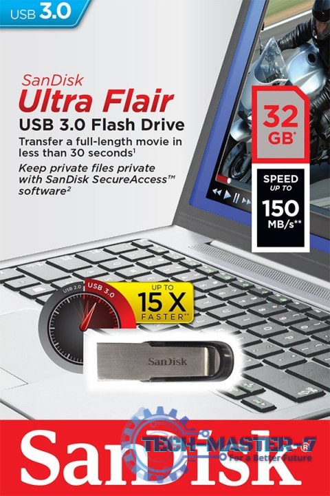 ULTRA FLAIR USB 3.0 32GB (do 150MB/s) ULTRA FLAIR USB 3.0 32GB (do 150MB/s)