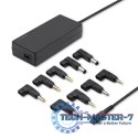 Zasilacz automatyczny uniwersalny, 65W, 8 wtyczek Zasilacz automatyczny uniwersalny, 65W, 8 wtyczek