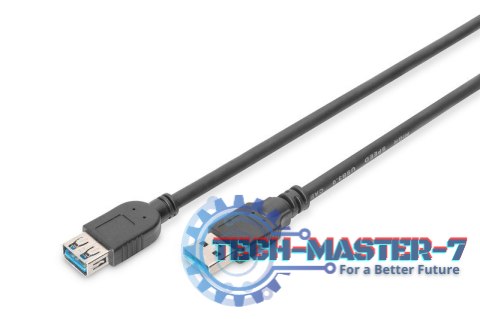 Kabel przedłużający USB 3.1 Gen.1 SuperSpeed 5Gbps Typ USB A/USB A M/Ż 3m Czarny Kabel przedłużający USB 3.1 Gen.1 SuperSpeed 5Gbps Typ USB A/USB A M/Ż 3m Czarny
