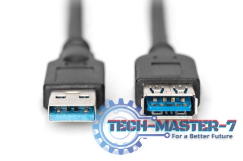 Kabel przedłużający USB 3.1 Gen.1 SuperSpeed 5Gbps Typ USB A/USB A M/Ż 3m Czarny Kabel przedłużający USB 3.1 Gen.1 SuperSpeed 5Gbps Typ USB A/USB A M/Ż 3m Czarny