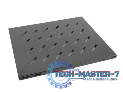 Półka do szaf 19'' 800mm 1U 465x500mm czarna Półka do szaf 19'' 800mm 1U 465x500mm czarna