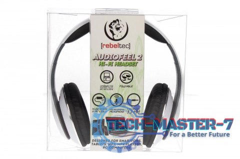 Stereo słuchawki z mikrofonem 4pin mini jack AUDIOFEEL2 WHITE Stereo słuchawki z mikrofonem 4pin mini jack AUDIOFEEL2 WHITE