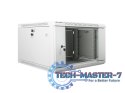Szafa instalacyjna wisząca 19'' 6U 600X600mm szara (drzwi szklane) Szafa instalacyjna wisząca 19'' 6U 600X600mm szara (drzwi szklane)