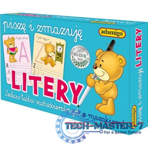 Zestaw tablic Piszę i Zmazuję Litery Zestaw tablic Piszę i Zmazuję Litery