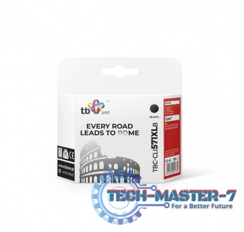 Tusz do Canon CLI-571XL TBC-CLI571XLB BK 100% nowy Tusz do Canon CLI-571XL TBC-CLI571XLB BK 100% nowy