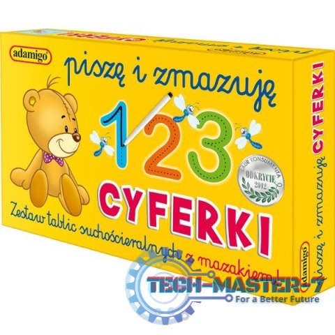 Zestaw Piszę i Zmazuję Cyferki Zestaw Piszę i Zmazuję Cyferki