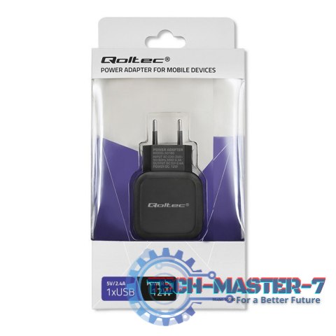 Ładowarka sieciowa 12W | 5V | 2.4A | USB Ładowarka sieciowa 12W | 5V | 2.4A | USB