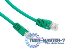 Patch cord Kat.6 UTP 3m zielony