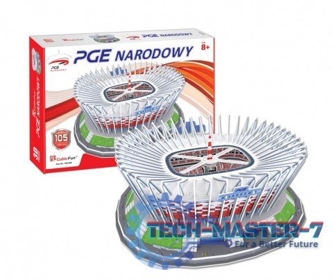 Puzzle 105 elementów 3D Stadion PGE Narodowy Puzzle 105 elementów 3D Stadion PGE Narodowy