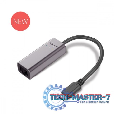USB C adapter Metal Gigabit Ethernet, 1x USB-C do RJ-45 USB C adapter Metal Gigabit Ethernet, 1x USB-C do RJ-45