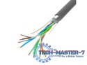 Kabel LAN FTP 100Mb/s 305m drut cca szary Kabel LAN FTP 100Mb/s 305m drut cca szary