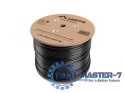 Kabel LAN FTP KAT-6 305M drut outdoor żelowany cu fluke, czarny Kabel LAN FTP KAT-6 305M drut outdoor żelowany cu fluke, czarny