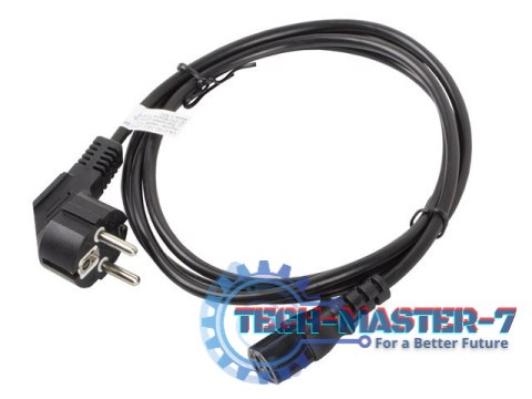 Kabel zasilający CEE 7/7 - IEC 320 C13 1.8M czarny Kabel zasilający CEE 7/7 - IEC 320 C13 1.8M czarny