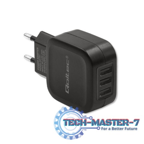 Ładowarka sieciowa 17W | 5V | 3.4A | 3xUSB Ładowarka sieciowa 17W | 5V | 3.4A | 3xUSB