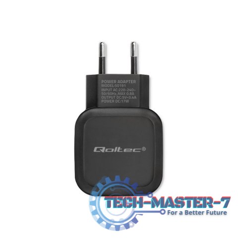Ładowarka sieciowa 17W | 5V | 3.4A | 3xUSB Ładowarka sieciowa 17W | 5V | 3.4A | 3xUSB