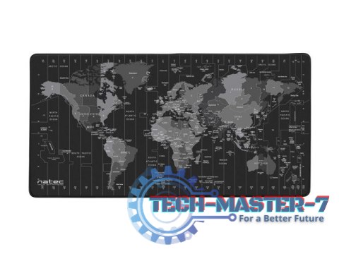 Podkładka pod mysz Time zone Map Maxi 800x400 Podkładka pod mysz Time zone Map Maxi 800x400