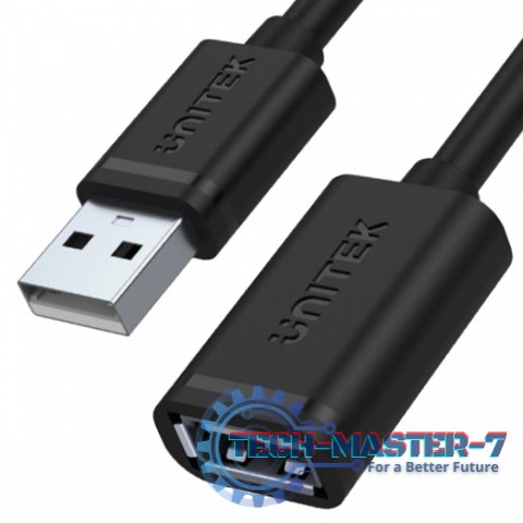 Przedłużacz USB 2.0 AM-AF, 0.5m; Y-C447GBK Przedłużacz USB 2.0 AM-AF, 0.5m; Y-C447GBK