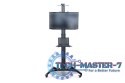 Stojak mobilny pojedynczy z półką, 1xLCD, max. 70", max. 50kg, VESA max. 600x400 pivot Stojak mobilny pojedynczy z półką, 1xLCD, max. 70", max. 50kg, VESA max. 600x400 pivot