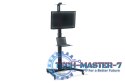 Stojak mobilny pojedynczy z półką, 1xLCD, max. 70", max. 50kg, VESA max. 600x400 pivot Stojak mobilny pojedynczy z półką, 1xLCD, max. 70", max. 50kg, VESA max. 600x400 pivot