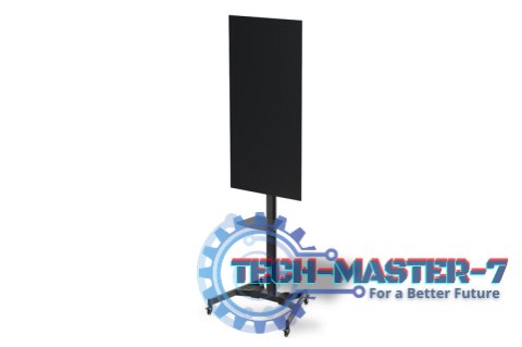 Stojak mobilny pojedynczy z półką, 1xLCD, max. 70", max. 50kg, VESA max. 600x400 pivot Stojak mobilny pojedynczy z półką, 1xLCD, max. 70", max. 50kg, VESA max. 600x400 pivot